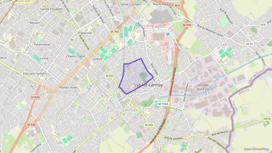 Appartement 67 m² quatre pièces à vendre à Lys-lez-Lannoy
