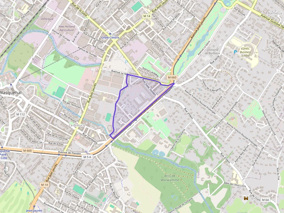 Appartement 48 m² deux pieces à vendre à Croix