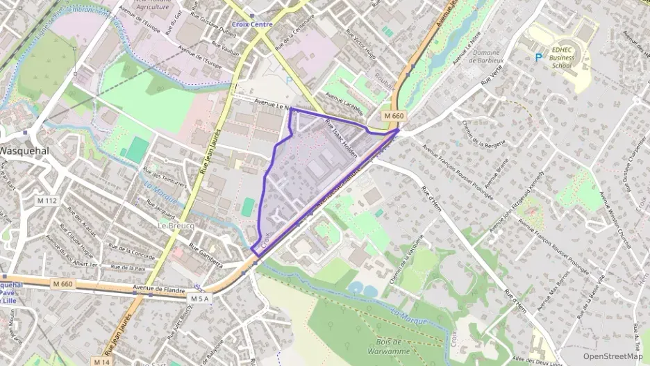 Appartement 48 m² deux pieces à vendre à Croix Appartement 48 m² deux pieces à vendre à Croix