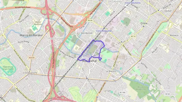 Appartement 70 m² trois pièces à vendre à Wasquehal