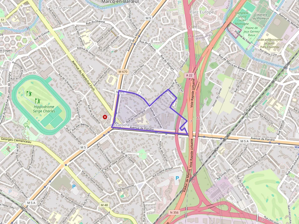 Appartement 49 m² deux pieces à vendre à Marcq-en-Barœul