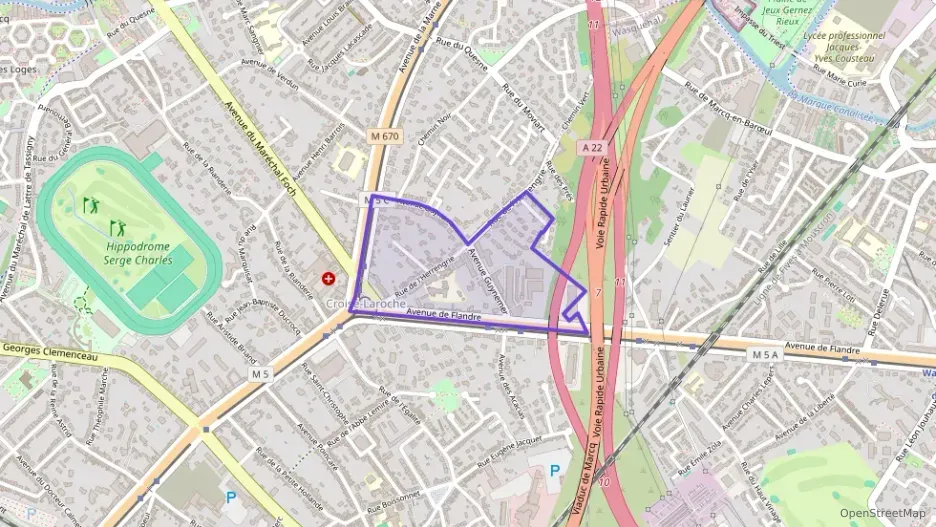 Appartement 49 m² deux pieces à vendre à Marcq-en-Barœul