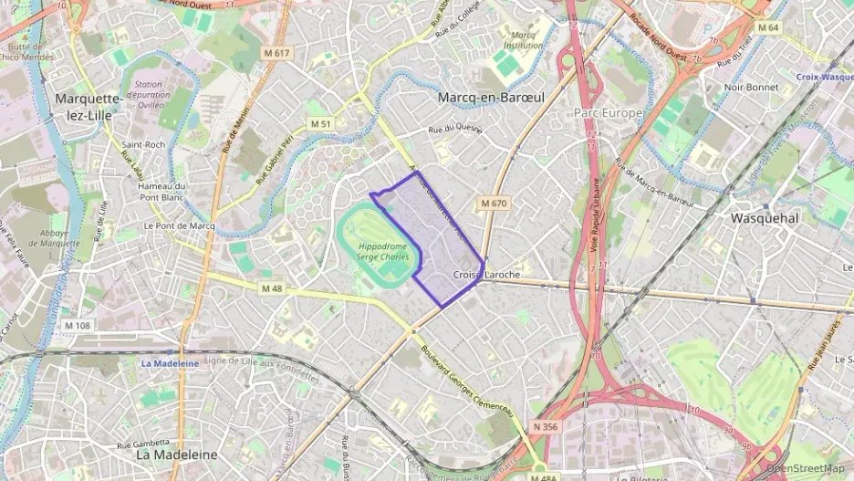 Appartement 36 m² deux pieces à vendre à Marcq-en-Barœul