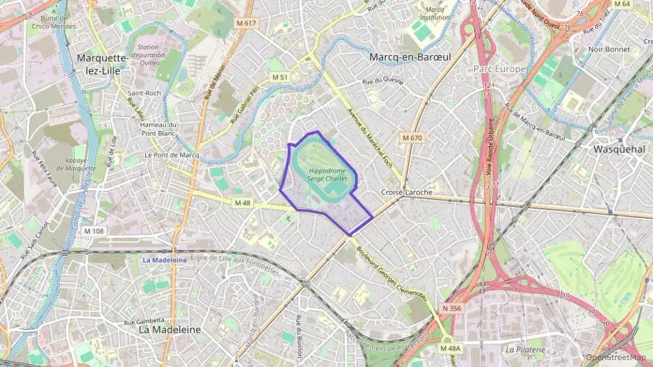 Appartement 45 m² deux pieces à vendre à Marcq-en-Barœul