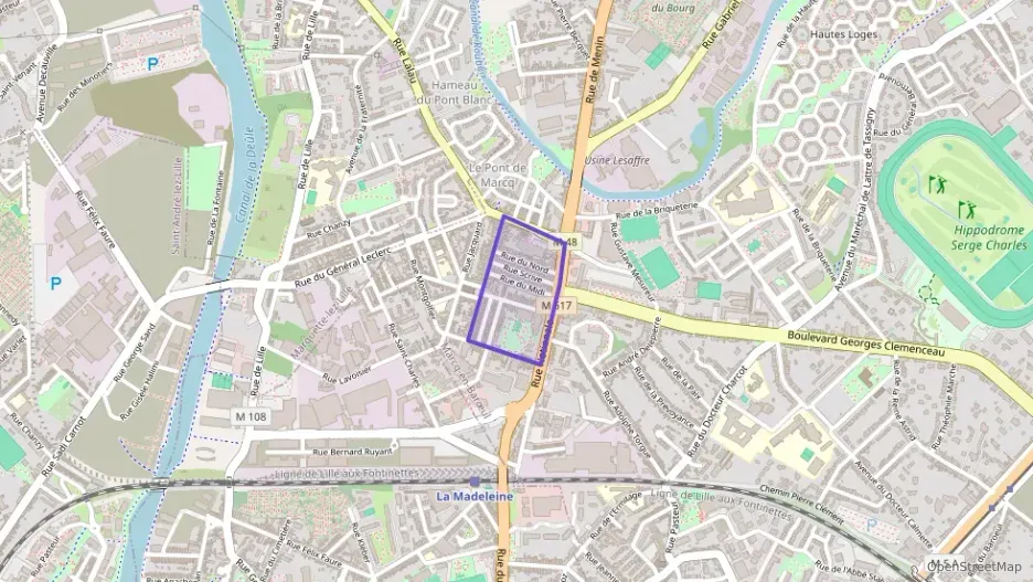 Appartement 60 m² trois pièces à vendre à Marcq-en-Barœul