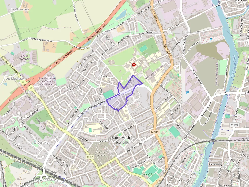 Appartement 42 m² deux pieces à vendre à Marquette-lez-Lille