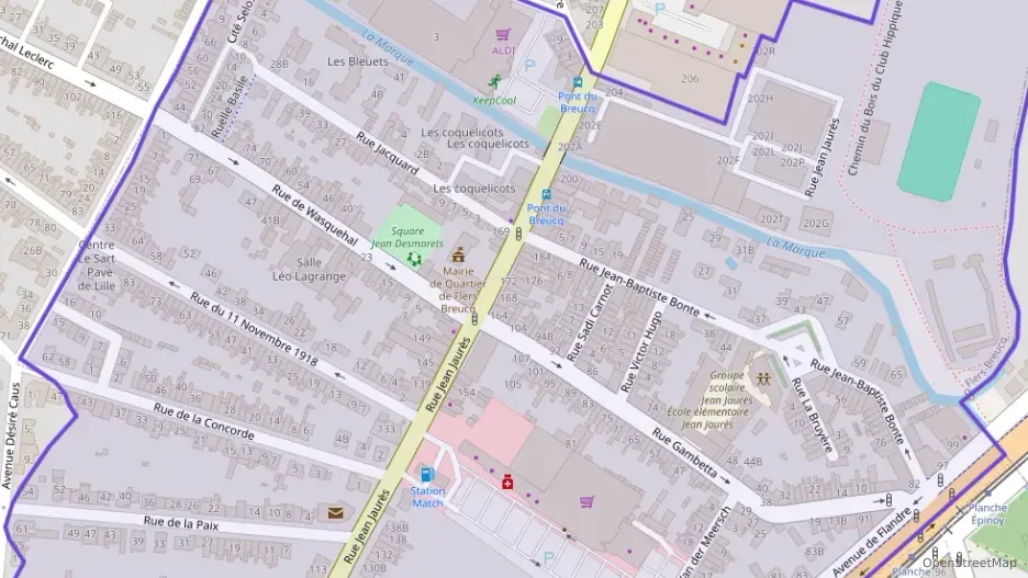 Appartement 60 m² quatre pièces à vendre à Villeneuve-d`Ascq