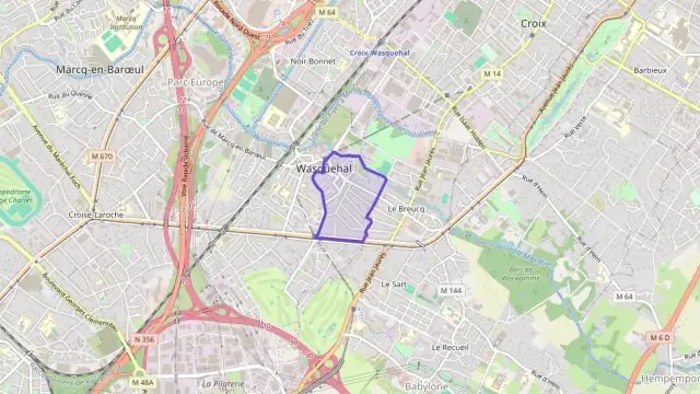 Appartement 51 m² deux pieces à vendre à Wasquehal