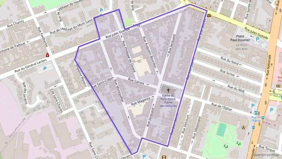 Appartement 59 m² trois pièces à vendre à Marcq-en-Barœul