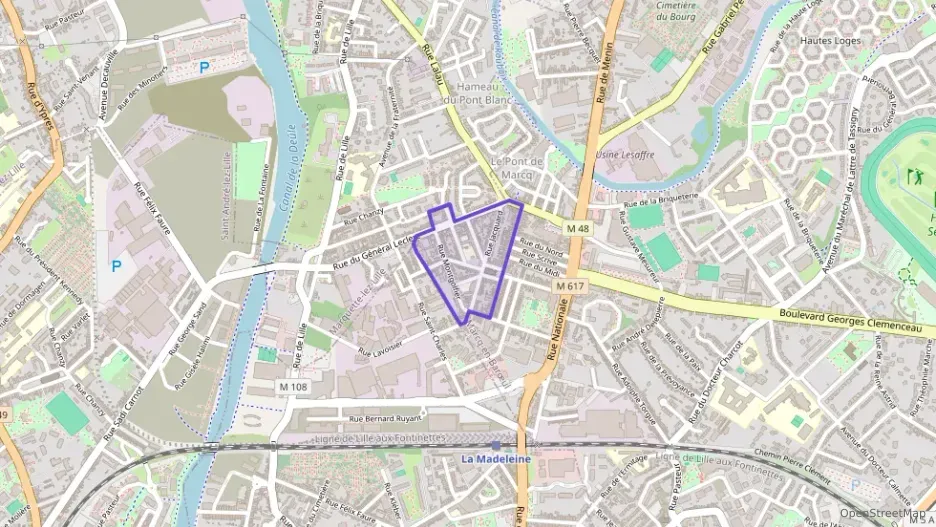 Appartement 59 m² trois pièces à vendre à Marcq-en-Barœul Appartement 59 m² trois pièces à vendre à Marcq-en-Barœul