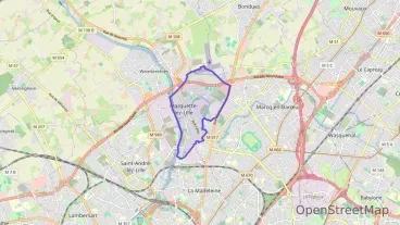 Appartement 46 m² deux pieces à vendre à Marquette-lez-Lille