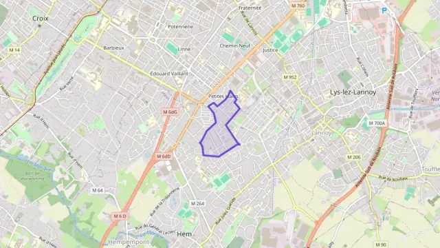 Appartement 70 m² deux pieces à vendre à Hem