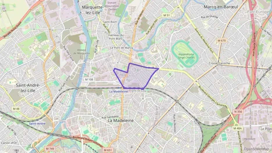 Appartement 75 m² trois pièces à vendre à Marcq-en-Barœul Appartement 75 m² trois pièces à vendre à Marcq-en-Barœul
