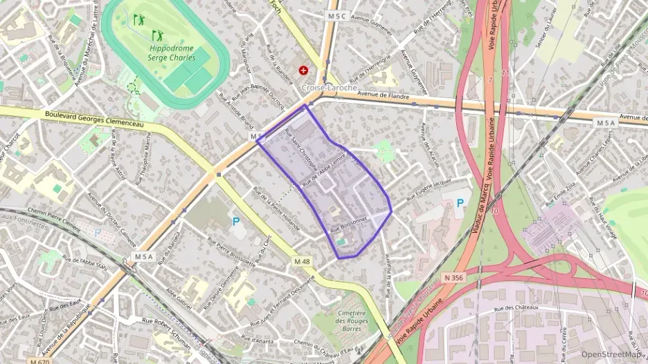 Appartement 70 m² trois pièces à vendre à Marcq-en-Barœul