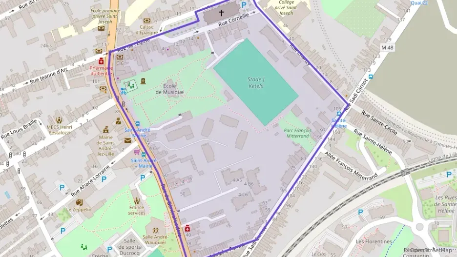 Appartement 48 m² deux pieces à vendre à Saint-André-lez-Lille