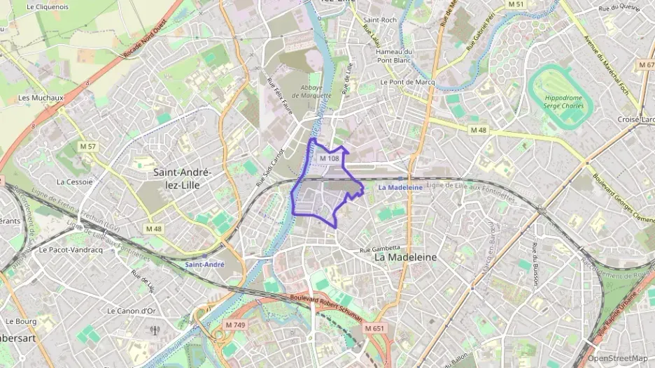 Appartement 70 m² trois pièces à vendre à La Madeleine