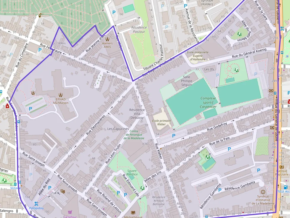 Appartement 76 m² quatre pièces à vendre à La Madeleine