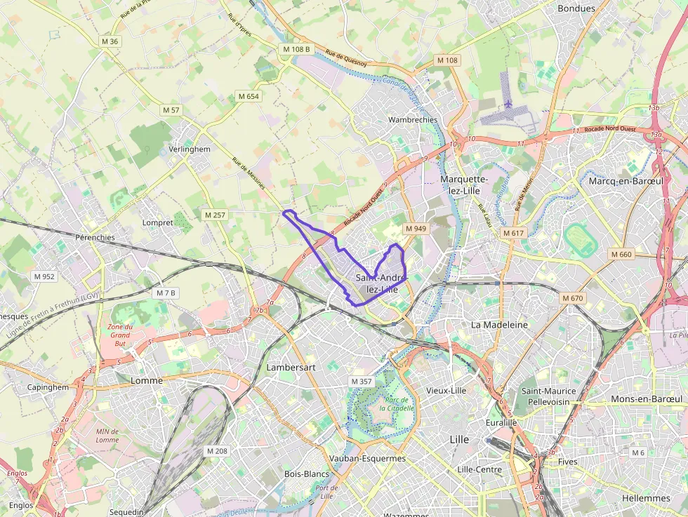 Appartement 37 m² deux pieces à vendre à Saint-André-lez-Lille