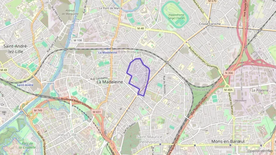 Appartement 55 m² deux pieces à vendre à Marcq-en-Barœul