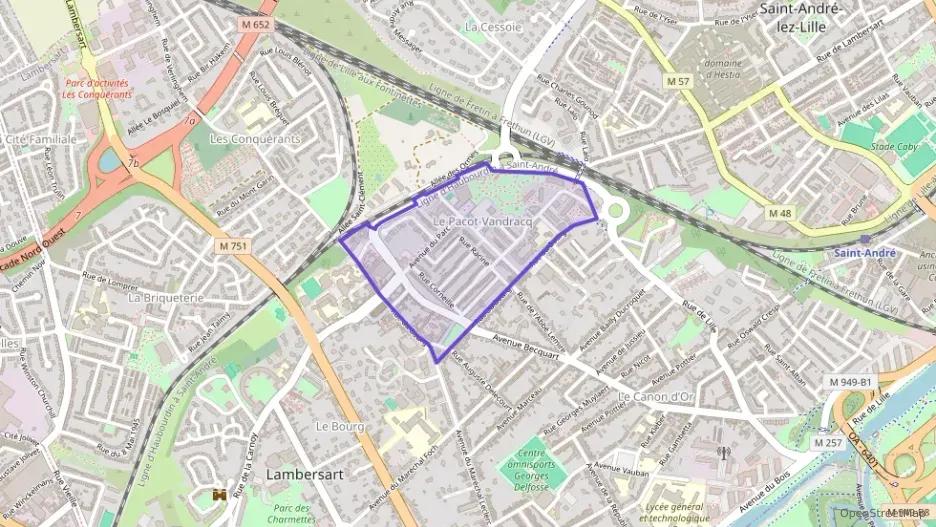 Appartement 48 m² deux pieces à vendre à Lambersart