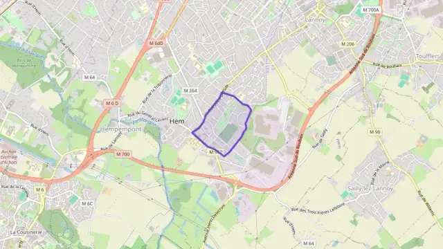 Appartement 71 m² trois pièces à vendre à Hem