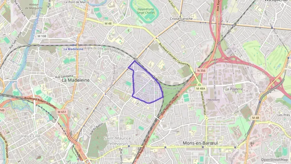 Appartement 57 m² deux pieces à vendre à Marcq-en-Barœul