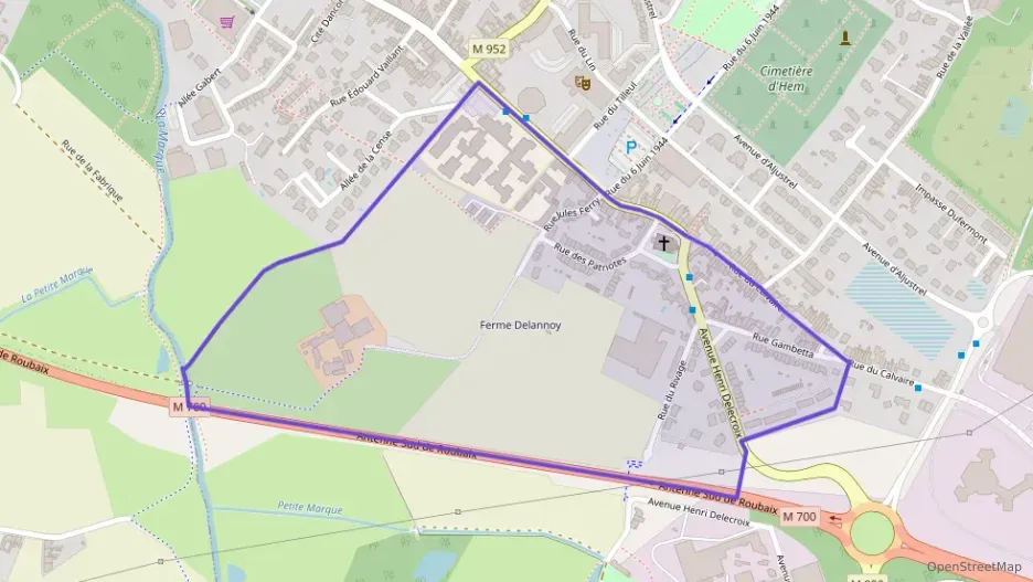 Appartement 70 m² trois pièces à vendre à Hem Appartement 70 m² trois pièces à vendre à Hem