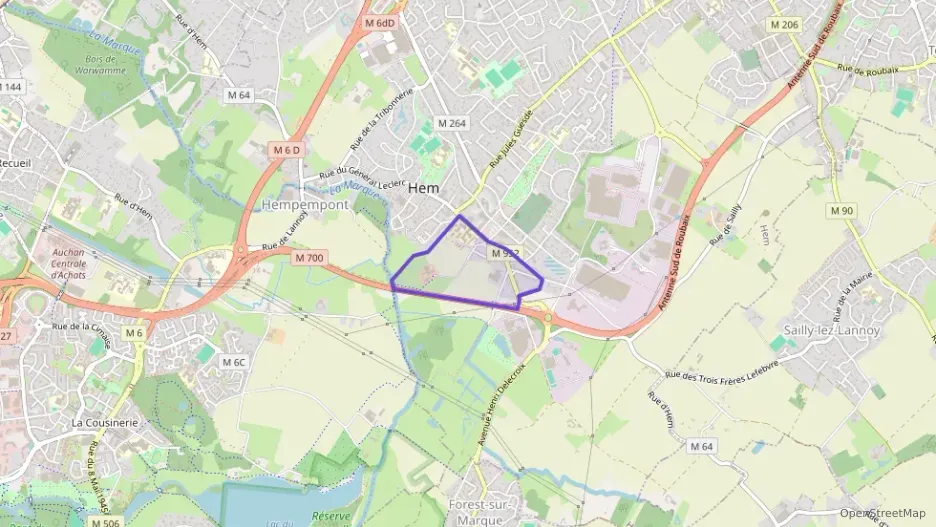 Appartement 70 m² trois pièces à vendre à Hem Appartement 70 m² trois pièces à vendre à Hem