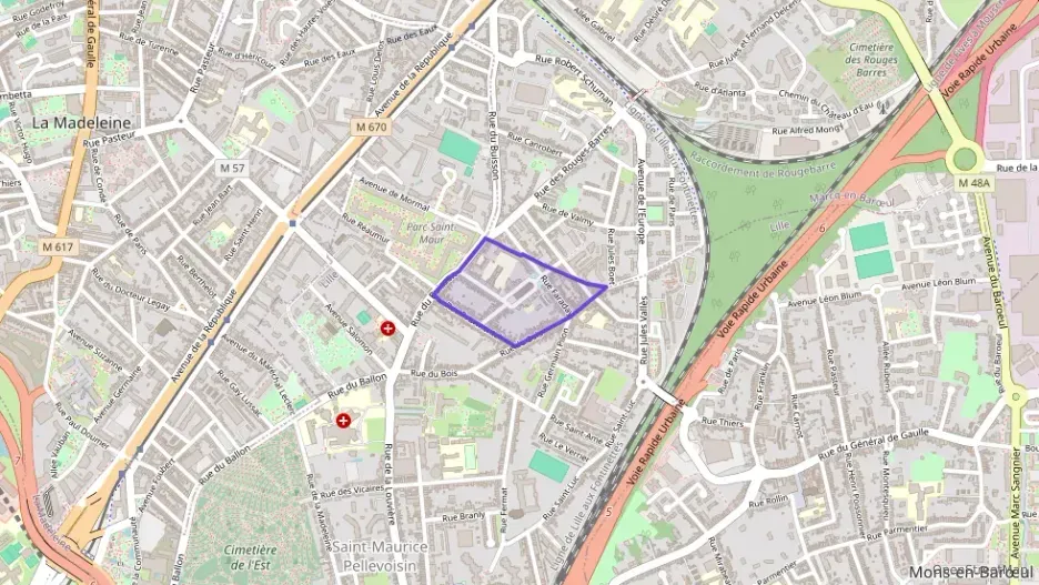 Appartement 51 m² trois pièces à vendre à Lille