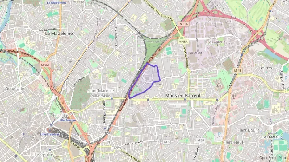 Appartement 109 m² quatre pièces à vendre à Mons-en-Barœul Appartement 109 m² quatre pièces à vendre à Mons-en-Barœul