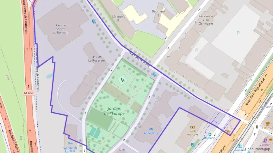 Appartement 72 m² trois pièces à vendre à La Madeleine Appartement 72 m² trois pièces à vendre à La Madeleine