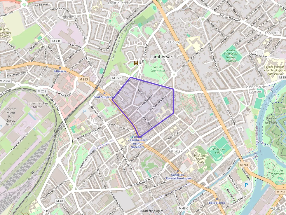 Appartement 80 m² quatre pièces à vendre à Lambersart