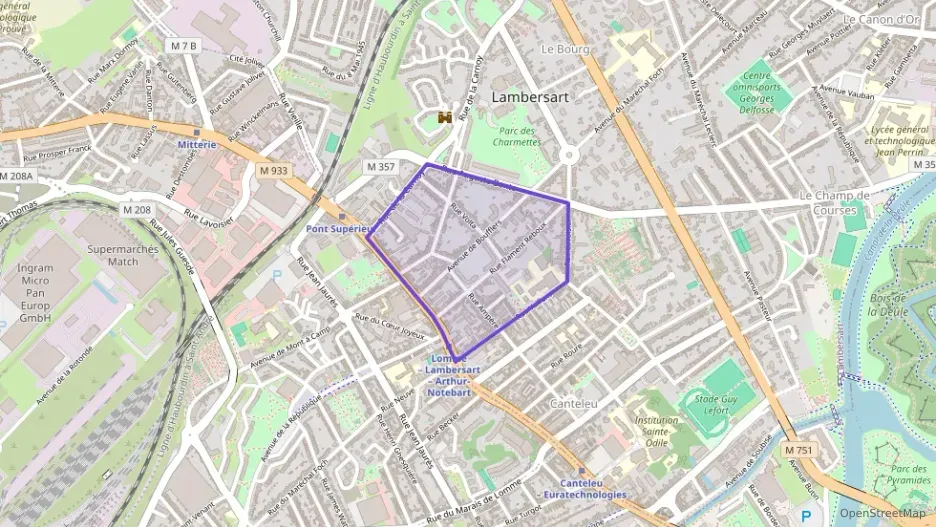 Appartement 68 m² quatre pièces à vendre à Lambersart