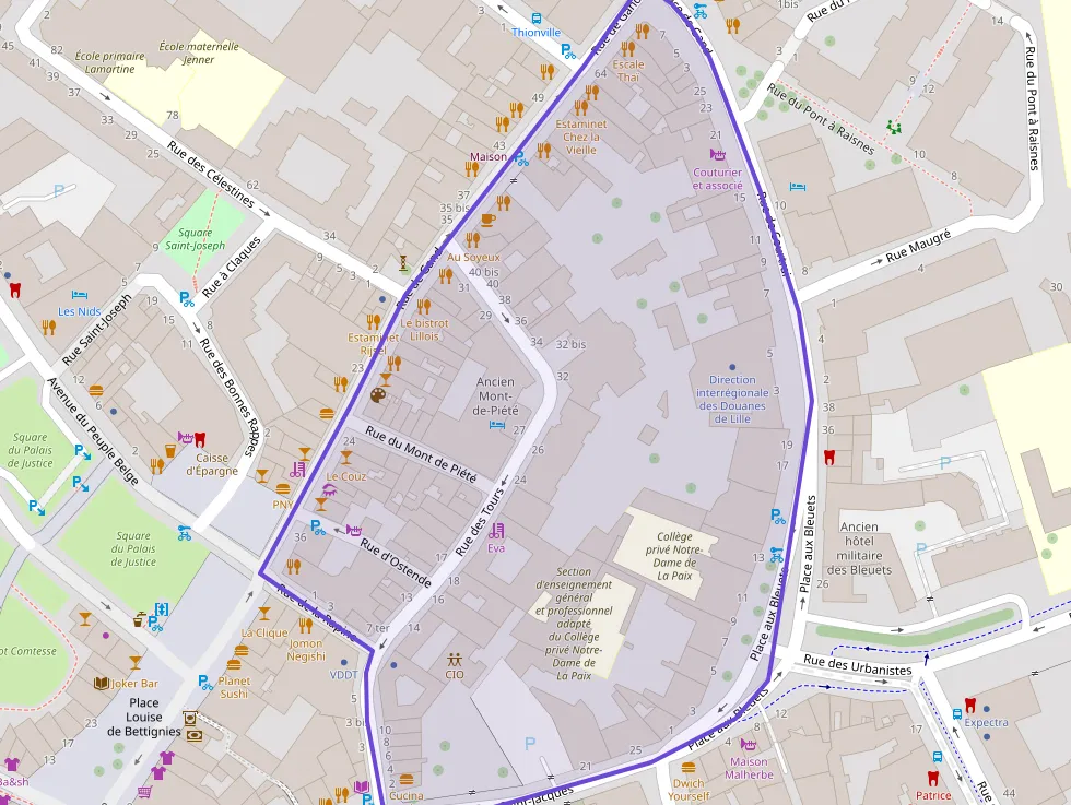 Appartement 92 m² quatre pièces à vendre à Lille