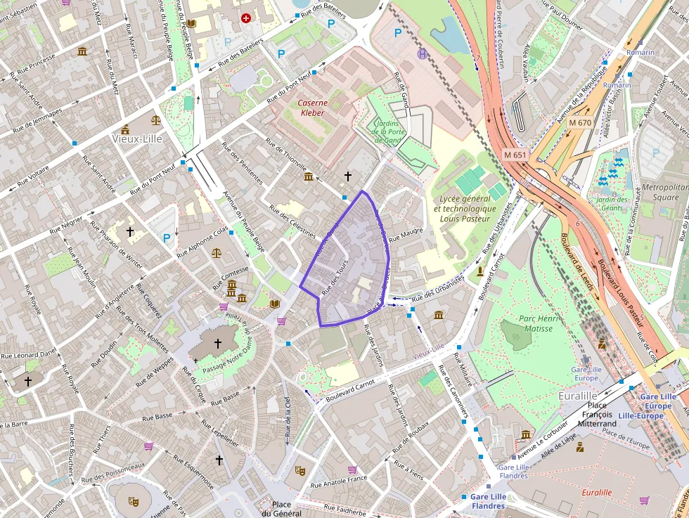 Appartement 92 m² quatre pièces à vendre à Lille