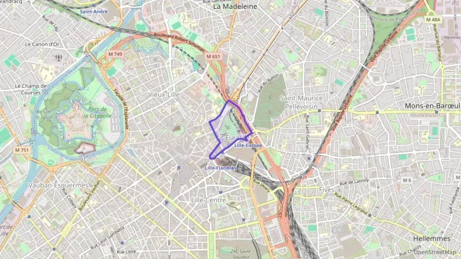 Appartement 50 m² deux pieces à vendre à Lille