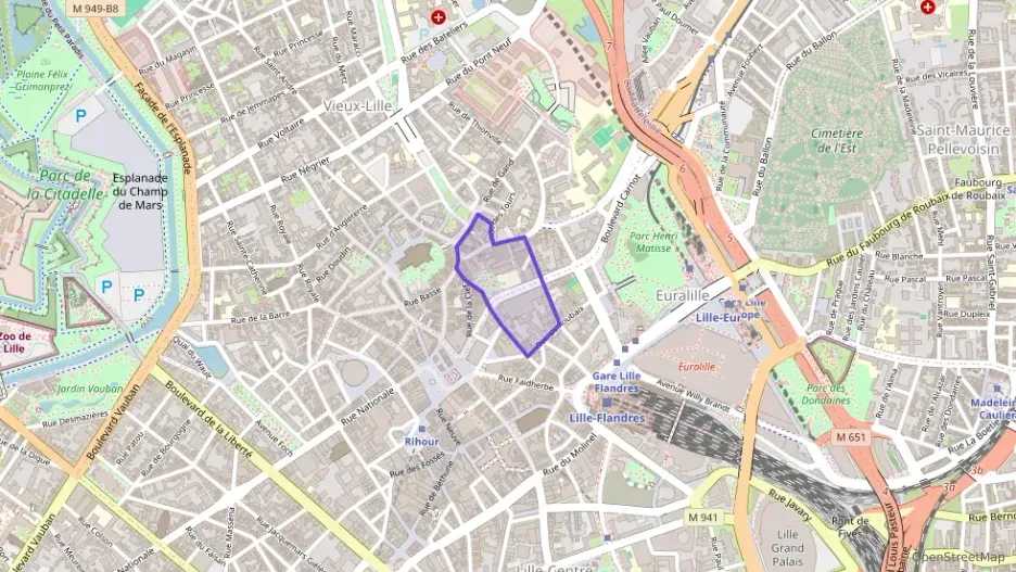 Appartement 54 m² une piece à vendre à Lille
