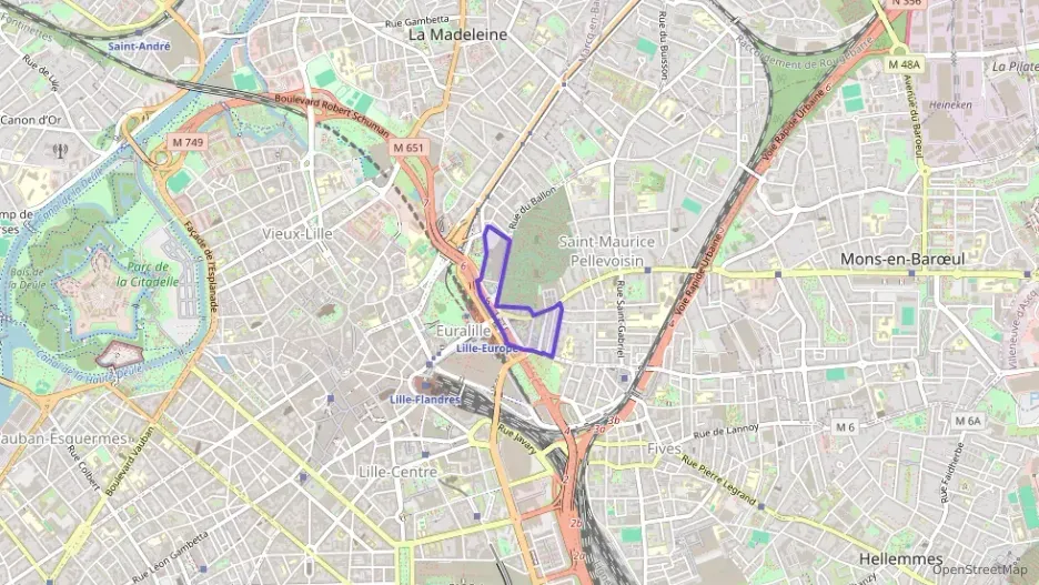 Appartement 46 m² deux pieces à vendre à Lille Appartement 46 m² deux pieces à vendre à Lille