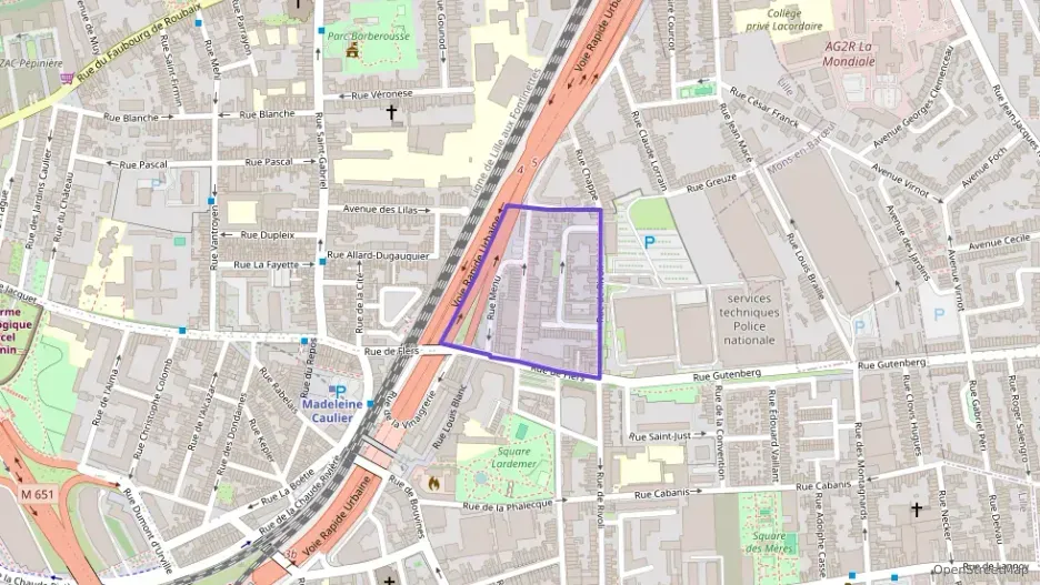 Appartement 110 m² quatre pièces à vendre à Lille