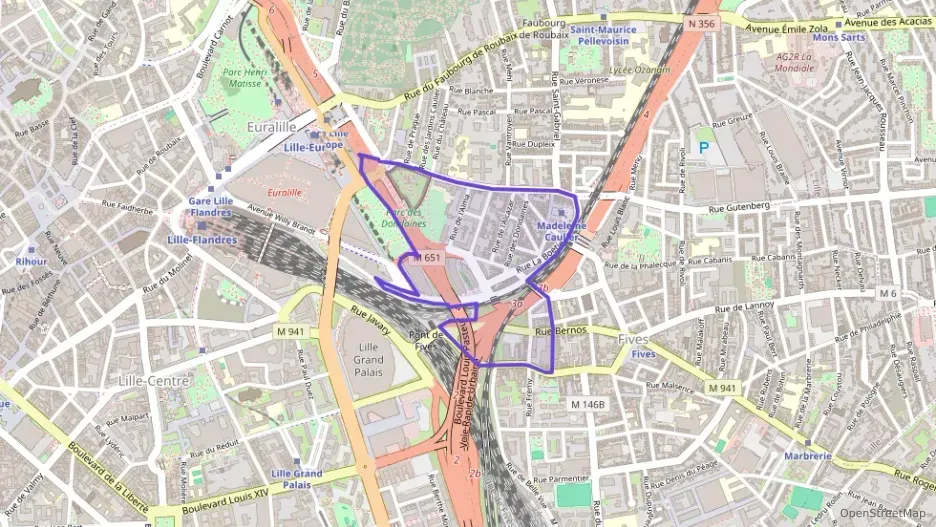 Appartement 70 m² trois pièces à vendre à Lille