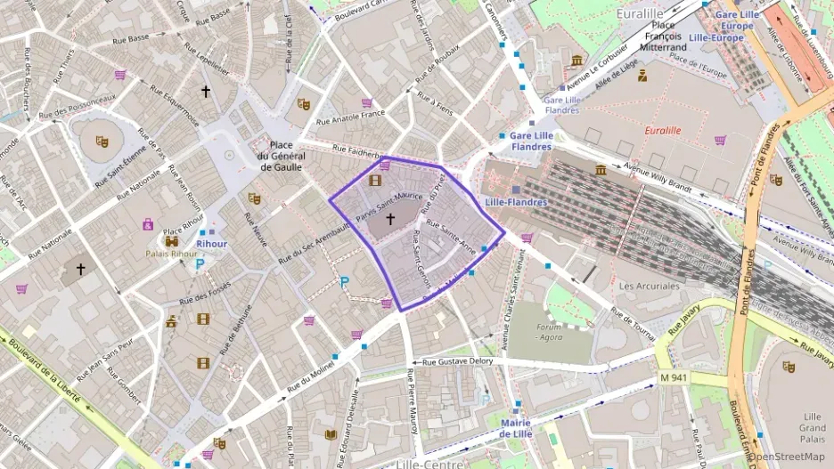 Appartement 55 m² deux pieces à vendre à Lille Appartement 55 m² deux pieces à vendre à Lille