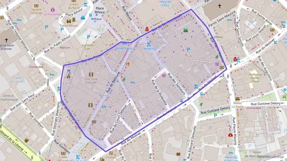 Appartement 47 m² deux pieces à vendre à Lille