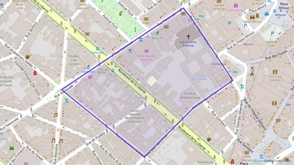 Appartement 53 m² trois pièces à vendre à Lille