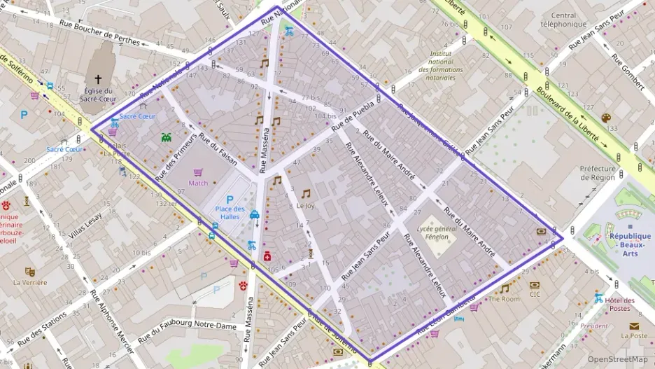 Appartement 75 m² trois pièces à vendre à Lille