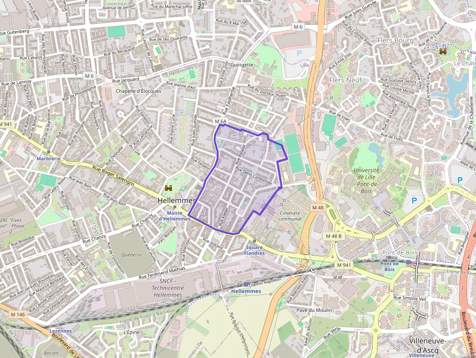 Appartement 45 m² deux pieces à vendre à Lille