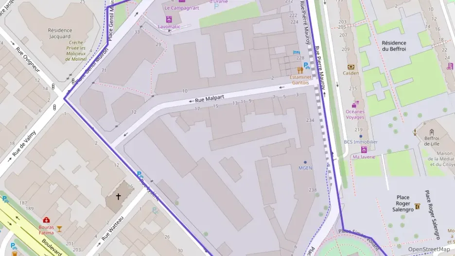 Appartement 49 m² trois pièces à vendre à Lille