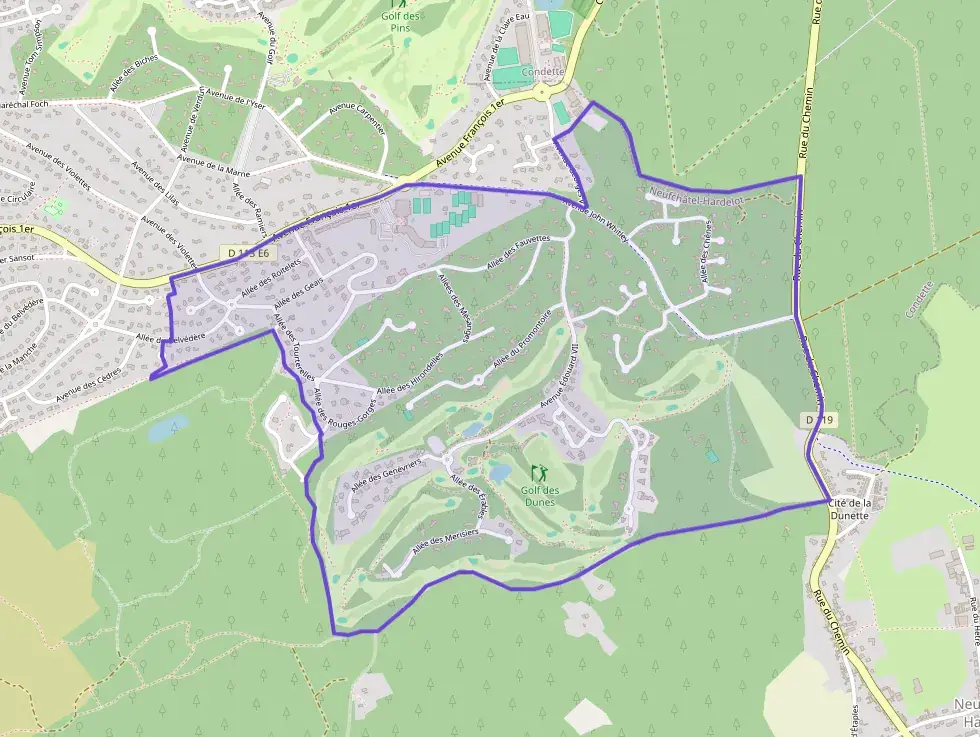 Appartement 76 m² trois pièces à vendre à Neufchâtel-Hardelot