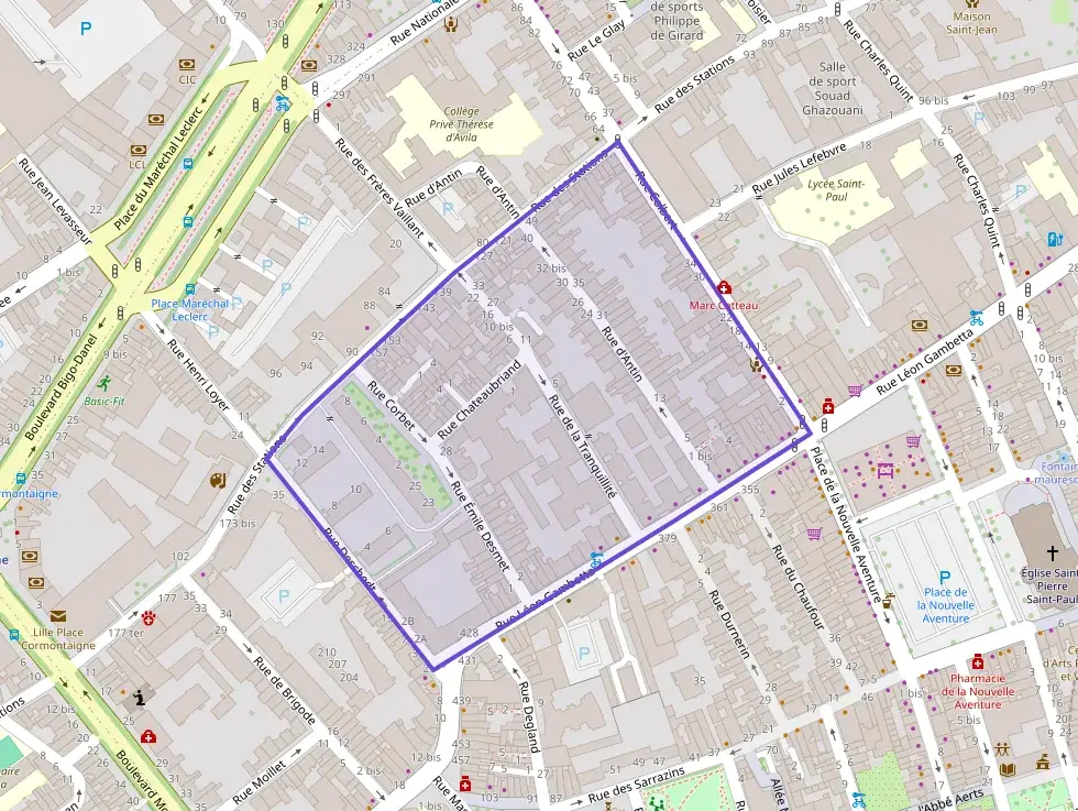 Appartement 33 m² une piece à vendre à Lille