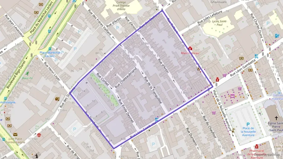 Appartement 20 m² une piece à vendre à Lille