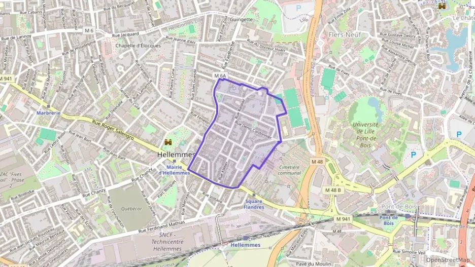 Appartement 45 m² deux pieces à vendre à Lille